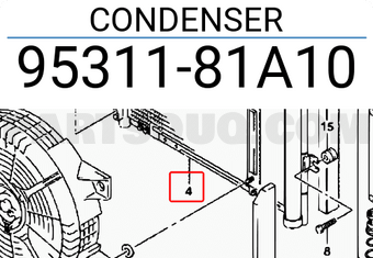 Suzuki 9531181A10 CONDENSER