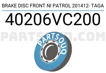 TAGA 40206VC200 BRAKE DISC FRONT NI PATROL 201412- TAGA