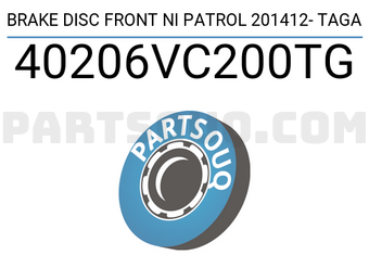 TAGA 40206VC200TG BRAKE DISC FRONT NI PATROL 201412- TAGA