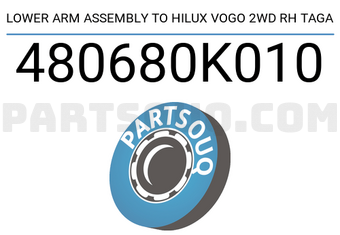TAGA 480680K010 LOWER ARM ASSEMBLY TO HILUX VOGO 2WD RH TAGA