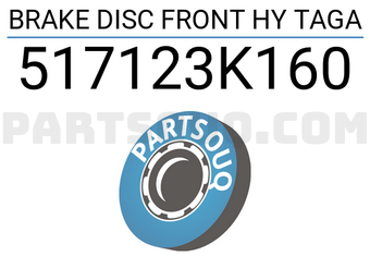 TAGA 517123K160 BRAKE DISC FRONT HY TAGA