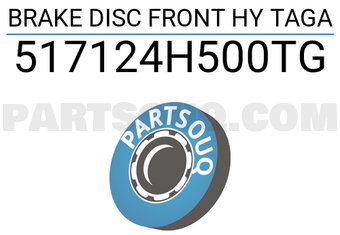 TAGA 517124H500TG BRAKE DISC FRONT HY TAGA