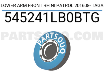 TAGA 545241LB0BTG LOWER ARM FRONT RH NI PATROL 201608- TAGA
