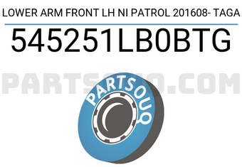 TAGA 545251LB0BTG LOWER ARM FRONT LH NI PATROL 201608- TAGA