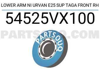 TAGA 54525VX100 LOWER ARM NI URVAN E25 SUP TAGA FRONT RH