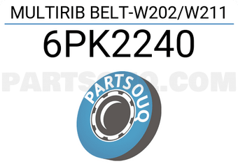 TOP DRIVE 6PK2240 RIB BELT