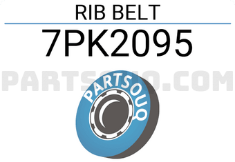 TOP DRIVE 7PK2095 RIB BELT
