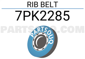 TOP DRIVE 7PK2285 RIB BELT