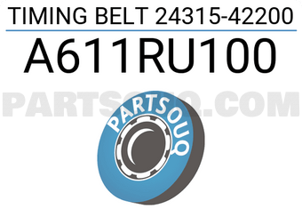 TOP DRIVE A611RU100 TIMING BELT 24315-42200