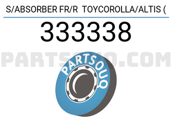 TOP 333338 S/ABSORBER FR/R TOYCOROLLA/ALTIS