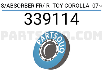 TOP 339114 S/ABSORBER FR/ R TOY COROLLA 07~