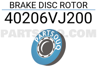 TOP 40206VJ200 BRAKE DISC ROTOR