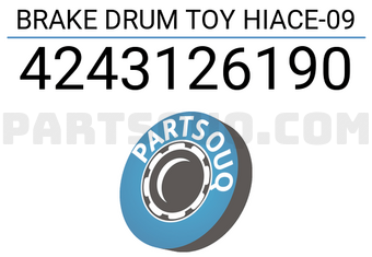TOP 4243126190 BRAKE DRUM TOY HIACE-09
