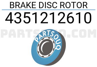 TOP 4351212610 BRAKE DISC ROTOR
