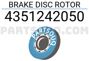 TOP 4351242050 BRAKE DISC ROTOR