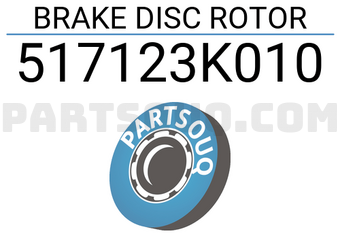TOP 517123K010 BRAKE DISC ROTOR