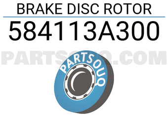 TOP 584113A300 BRAKE DISC ROTOR