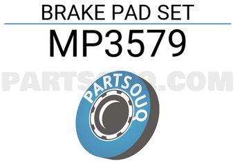 TOP MP3579 BRAKE PAD SET