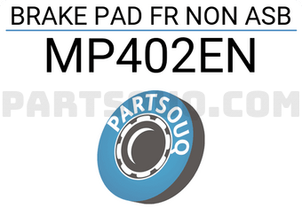 TOP MP402EN BRAKE PAD FR NON ASB
