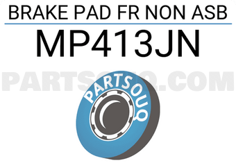 TOP MP413JN BRAKE PAD FR NON ASB