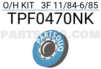 TOP TPF0470NK O/H KIT 3F 11/84-6/85