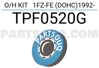 TOP TPF0520G O/H KIT 1FZ-FE (DOHC)1992