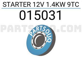 TOWAI 015031 STARTER 12V 1.4KW 9TC