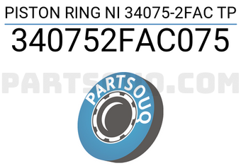 TP 340752FAC075 PISTON RING NI 34075-2FAC TP