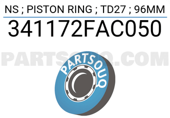 TP 341172FAC050 NS ; PISTON RING ; TD27 ; 96MM