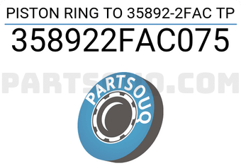 TP 358922FAC075 PISTON RING TO 35892-2FAC TP
