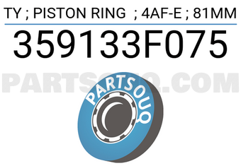 TP 359133F075 TY ; PISTON RING ; 4AF-E ; 81MM