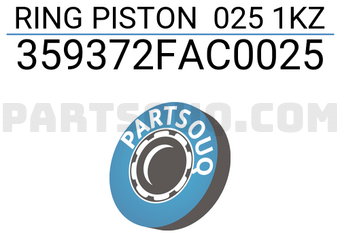 TP 359372FAC0025 RING PISTON 025 1KZ