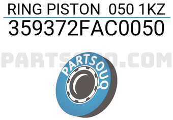 TP 359372FAC0050 RING PISTON 050 1KZ