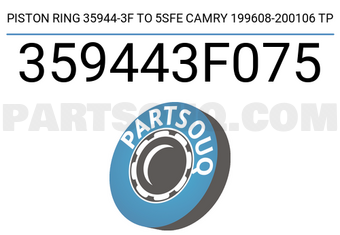 TP 359443F075 PISTON RING 35944-3F TO 5SFE CAMRY 199608-200106 TP