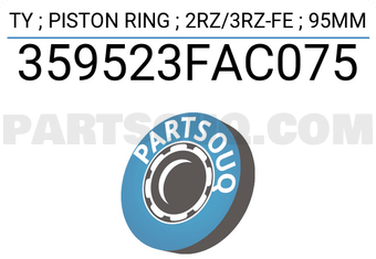 TP 359523FAC075 PISTON RING