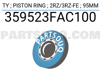 TP 359523FAC100 PISTON RING