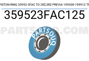 TP 359523FAC125 PISTON RING 35952-3FAC TO 2RZ,3RZ PREVIA 199308-199912 TP