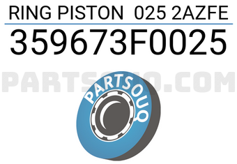 TP 359673F0025 RING PISTON 025 2AZFE