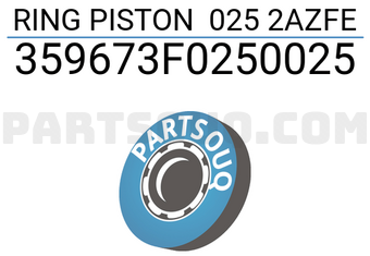 TP 359673F0250025 RING PISTON 025 2AZFE