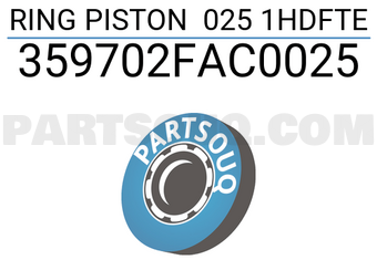 TP 359702FAC0025 RING PISTON 025 1HDFTE