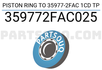 TP 359772FAC025 PISTON RING TO 35977-2FAC 1CD TP