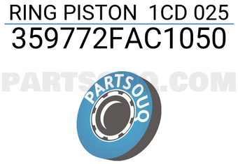 TP 359772FAC1050 RING PISTON 1CD 025