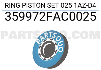 TP 359972FAC0025 RING PISTON SET 025 1AZ-D4