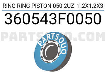TP 360543F0050 RING RING PISTON 050 2UZ 1.2X1.2X3