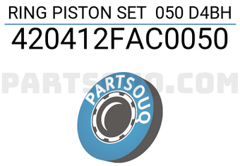 TP 420412FAC0050 RING PISTON SET 050 D4BH