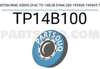 TP TP14B100 PISTON RING 35895-2FAC TO 14B,3B DYNA 200 199505-199905 TP