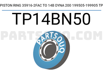 TP TP14BN50 PISTON RING 35916-2FAC TO 14B DYNA 200 199505-199905 TP