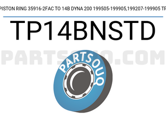 TP TP14BNSTD PISTON RING 35916-2FAC TO 14B DYNA 200 199505-199905,199207-199905 TP