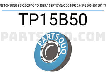 TP TP15B50 PISTON RING 35926-2FAC TO 15BF,15BFT DYNA200 199505-,199605-201501 TP