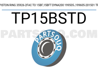 TP TP15BSTD PISTON RING 35926-2FAC TO 15BF,15BFT DYNA200 199505-,199605-201501 TP